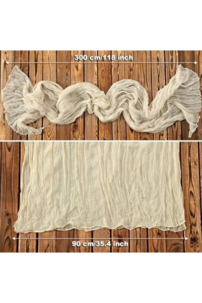 Yıldızan مفارش طاولة Xspring من msa shop، مقاس 90 × 300 سم، مصنوعة من القطن ا...