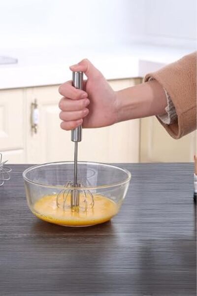 Yıldızan Steel Manual Mixer Self Turning Egg Beater Cin873 931845