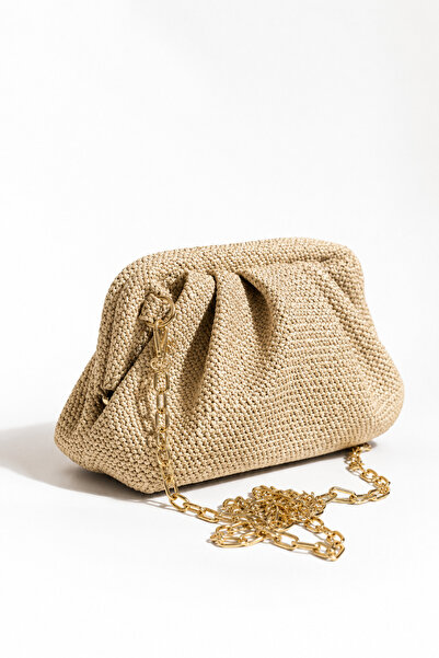 Rivina Laguna Women's Burs Chain Strap Lined Hand & Shoulder Bag with Closure