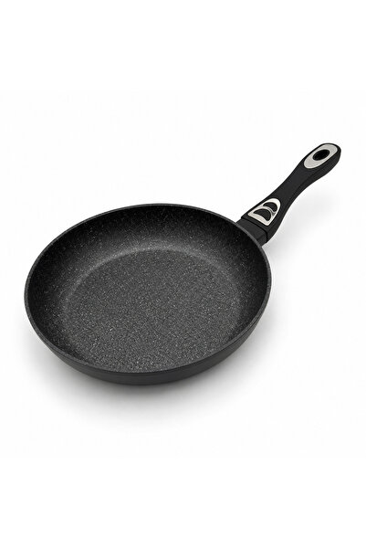 BRANDLESS Tigaie din aluminiu antiaderentă cu aspect de granit, 28 cm – Compa...