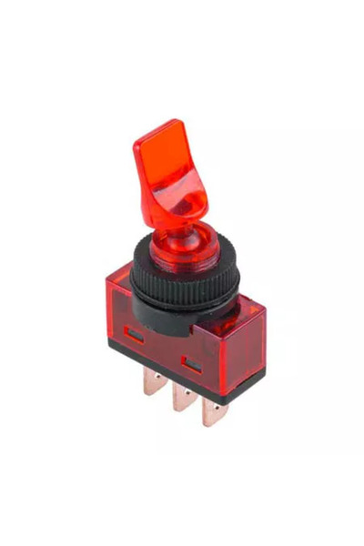 OEM ON-OFF switch 12V 20A ASW-14D red with latching