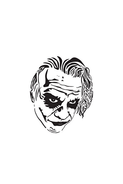 Amo-Stickers Joker 7 Car Sticker 30cm Dark Grey