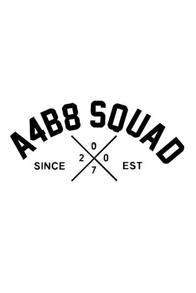 Amo-Stickers Стикер Ауди А4Б8 СКУАД НОВ 2025 40см Червен