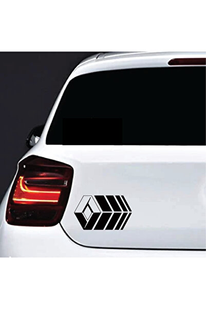 Amo-Stickers Автомобилен стикер Рено 3D 30см Зелен