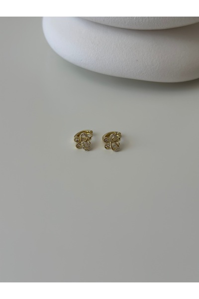 Moss Aksesuar Antiallergic Butterfly Model Mini Children's Earring Xuping