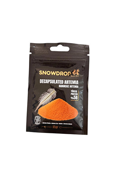 Snowdrop Dekapsüle Kabuksuz Artemia Akvaryum Balık Yemi 15 gr