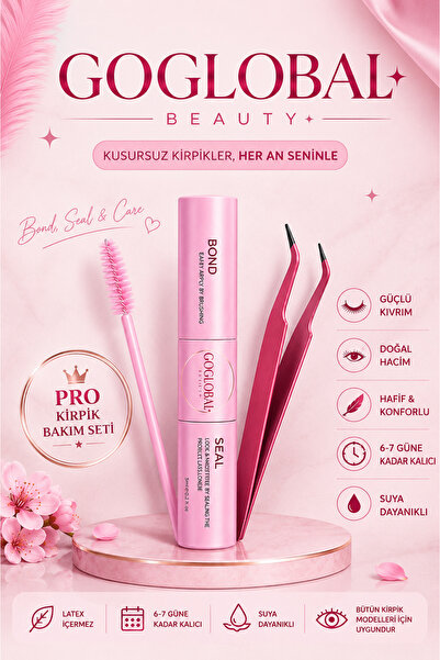 goglobal Seal & Bond Kirpik Yapıştırıcı Seti | Kirpik Yapıştırıcı, Sabitleyic...