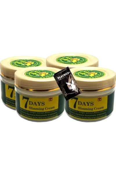 Bezos 7 Days 4X100 ml Ginger Miracle Slimming Cream +1 Ad Jel ile