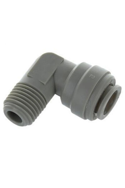 OEM Γωνιακός Σύνδεσμος με σπείρωμα 1/4'' και υποδοχή 3/8'' για Φίλτρα Νερού Q...