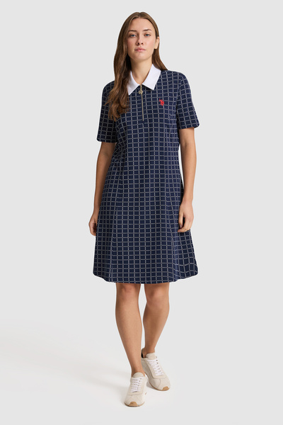 U.S. Polo Assn. Women's Navy Blue Knitted Dress 50322074-Vr033