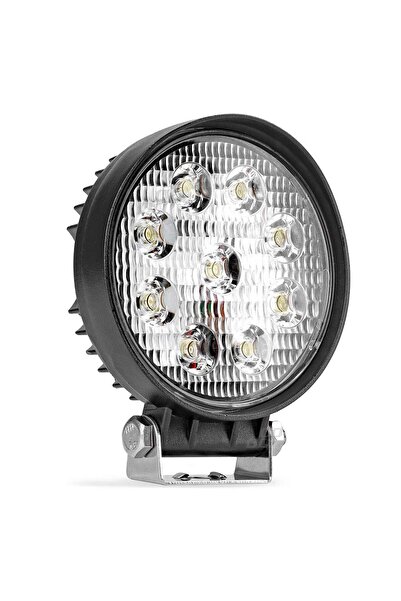 AMIO Proiector LED AWL04 9 LED 27W 12V 24V 12-60V lumina alba 6000K IP67 E9 p...