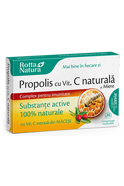 Rotta Natura Propolis cu Vitamina C Naturala si Miere 30cpr