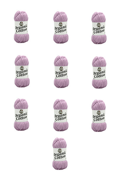 Etrofil 10 Pieces Organic Cotton (76148) Lavender 100% Organic Cotton Amiguru...