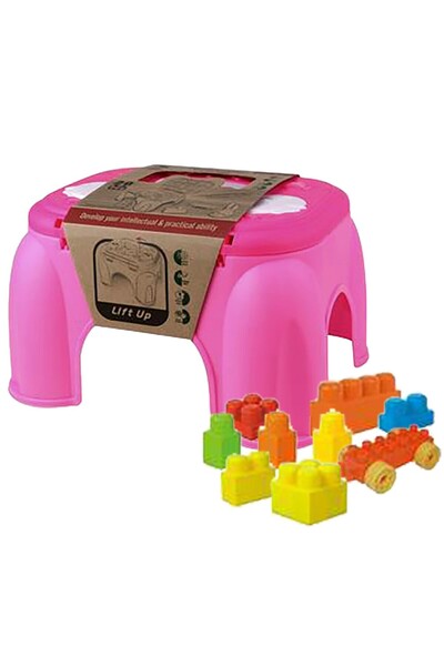 ToyMarkt Τουβλάκια σε Σκαμπό 20 τεμάχια 33x27x19εκ. 95465