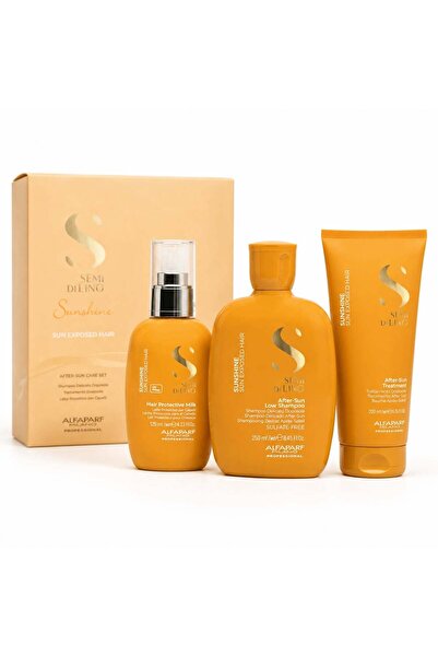 Alfaparf Milano Set Alfaparf Semi di Lino Sunshine After-Sun – Șampon, 250 ml...