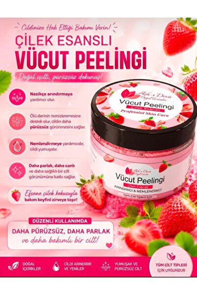 Aşk-ı Deva Doğal Ürünler Çilekli peeling