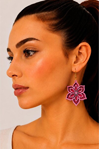 ROKH Women's Design Natural Handmade Wooden Authentic Earrings