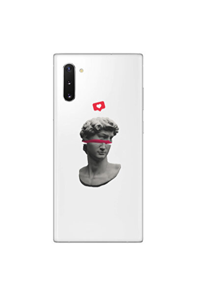 Other Samsung Note 10 Half statue Transparent Silicone TPU Θήκη