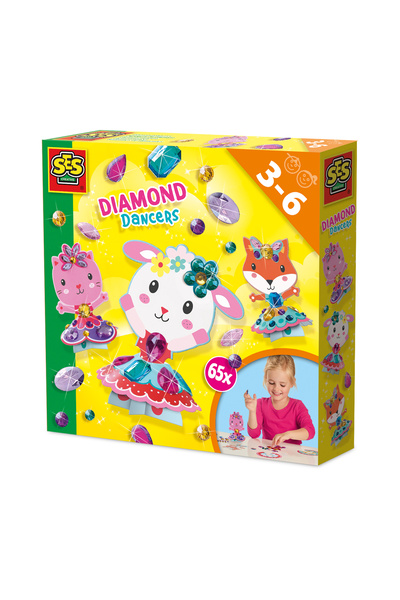Ses Jucarie interactiva copii, Diamentowe tancerki, 14048, 40489, multicolor