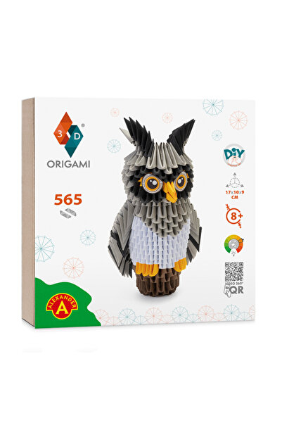 INNY Jucărie interactivă pentru copii, Origami 3D, Bufniță, multicolor, set