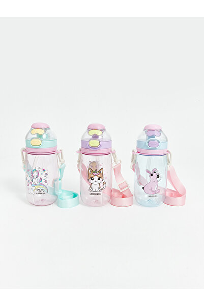 LC Waikiki Εκτυπωμένο παγούρι νερού για κορίτσια 500 ml