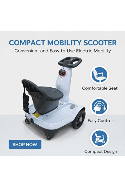 iqraafashion Compact Electric Mobility Scooter with Comfortable Seat Easy Con...