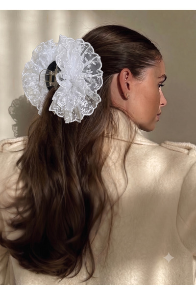 KİLİGİSTANBUL Lace Large Clasp with Catch 15 cm