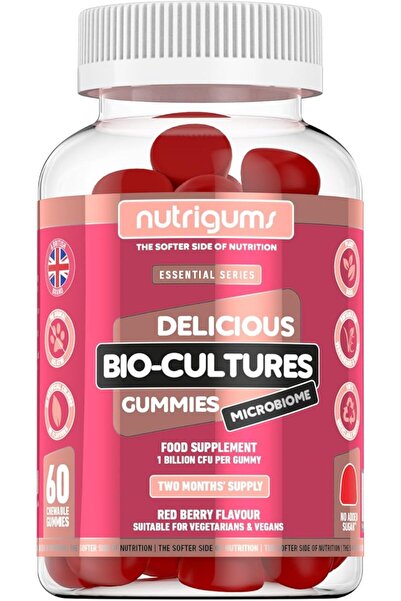Nutrigums Supliment alimentar Bio-Cultures Microbiome Gummies, 12 probiotice ...