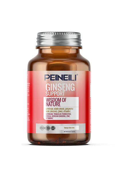 PEINEILI Ginseng Support 1000 mg 60 Tablet Bitki Ekstreleri, Vitamin ve Miner...
