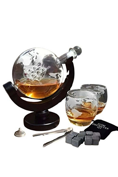 Generic Set Cadou Decantor Glob Pamantesc Epique, 2 Pahare