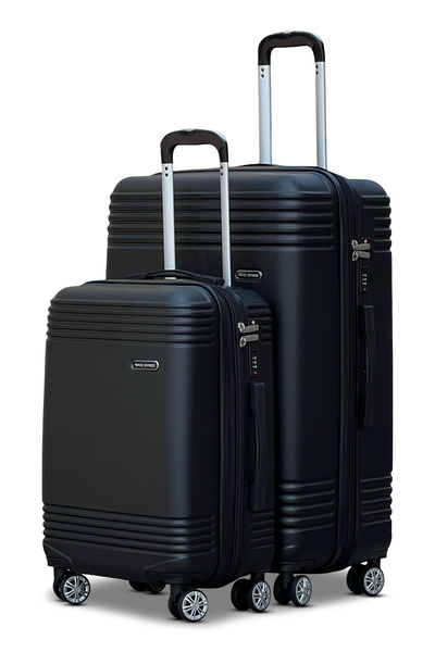 ZAAPPY Extra Capacity ABS 2PCS SET (20/28 Inch) Luggage, Lightweight, Expanda...