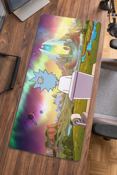 Milura Rick and Morty 40x90 ProControl Mouse Pad Gaming Mousepad Kaymaz Taban...