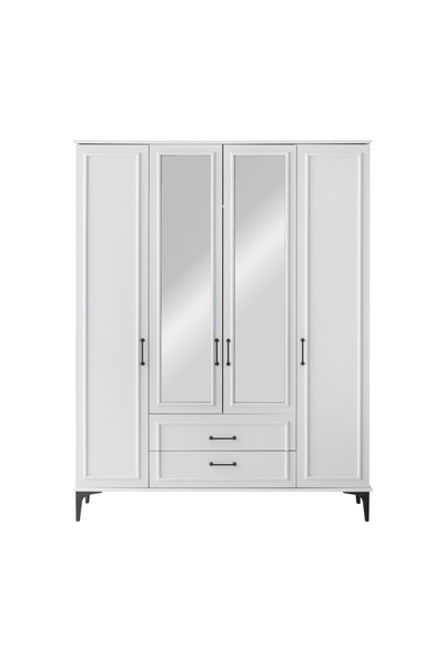 Dore Viyana Modern 4 Kapaklı Gardırop