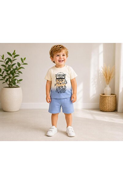 DimpleBaby Tiny Explorer Baby Set with Shorts 0-24 Months