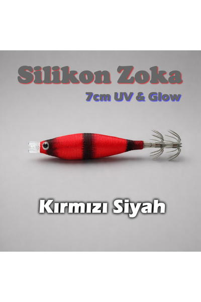 7cm Silikon Kalamar Zokası Zebra Seri