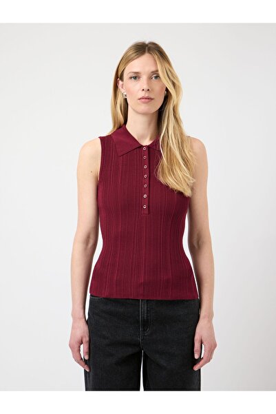 YAS Strickoberteil YASTANKI POLO