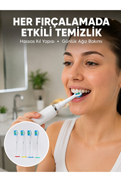Lisinya Günlük Ağız Bakımı İçin Nazik ve Etkili Yedek Başlık Seti Yeni Nesil ...