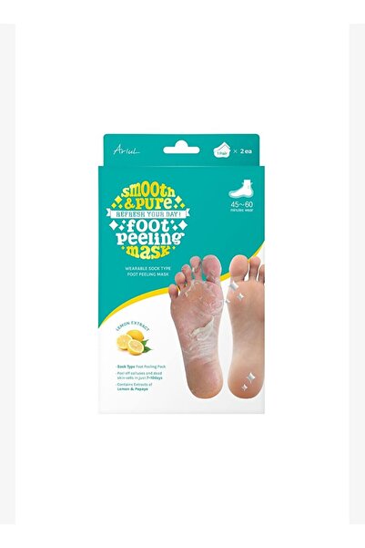 Ariul Smooth & Pure Foot Peeling Mask Sheet - Sock Type Renewing Foot Peeling...