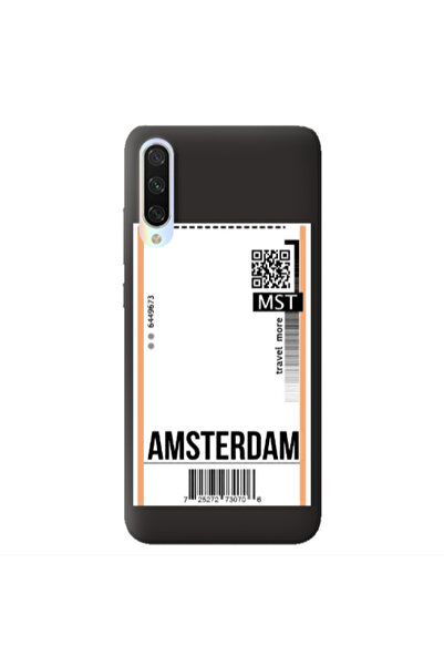 Other Xiaomi Mi 9 Lite Amsterdam Travel More Black Colored Silicone TPU Θήκη