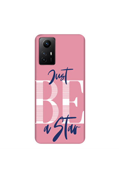 Other Xiaomi Redmi Note 12s Just Be a Star Pink Colored Silicone TPU Θήκη