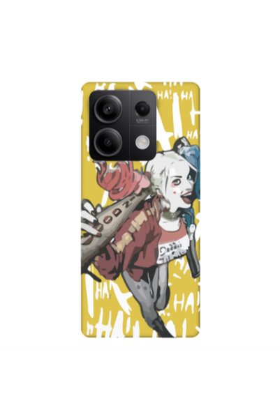 Other Xiaomi Redmi Note 13 5G Ha Ha Ha Yellow Colored Silicone TPU Θήκη