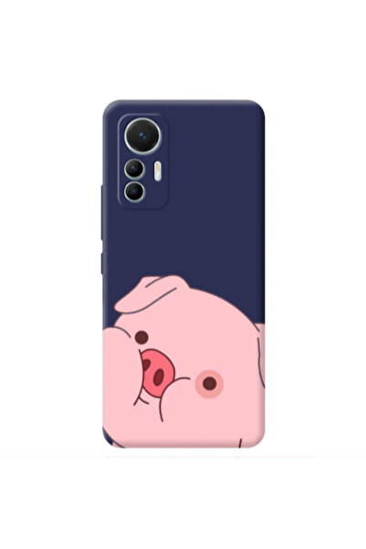 Other Xiaomi Mi 12 Lite Piggy 2 Dark blue Colored Silicone TPU Θήκη