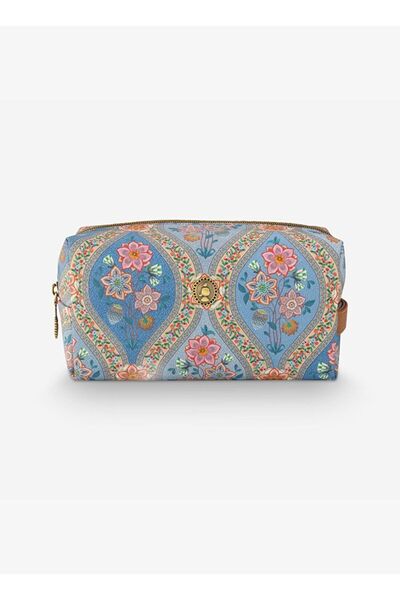 Pip Studio Blue Polyester Makeup Bag 21.5X10X10.5 cm