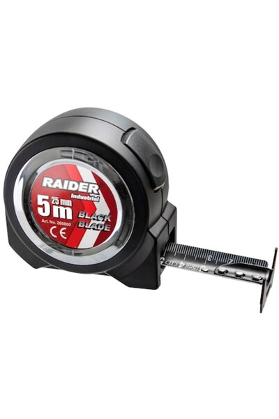 Raider Industrial Ruletă profesională 5m x 25mm