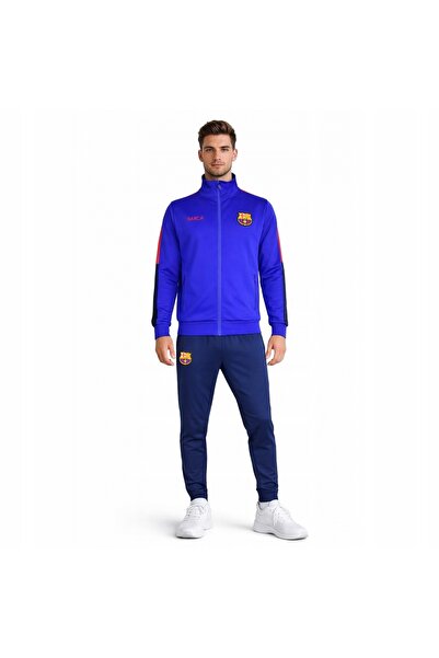 FC BARCELONA Trening Tracksuit Barca Blue, produs oficial, material respirabil.