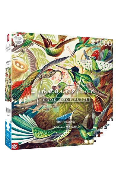 Good Loot Puzzle Ernst Haeckel, Hummingbirds, 1000 piese, 48x68.3cm