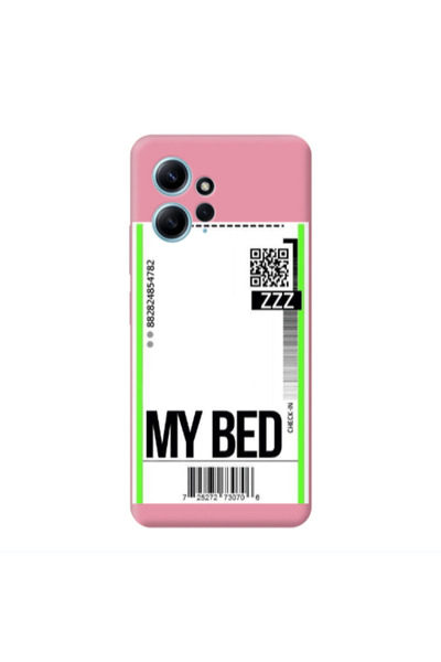 Other Xiaomi Redmi Note 12 4G My Bed ZZZ Pink Colored Silicone TPU Θήκη