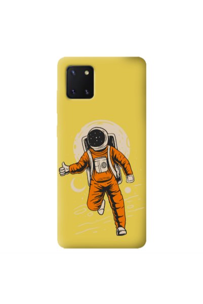 Other Samsung Note 10 Lite Hitchhike Yellow Colored Silicone TPU Θήκη