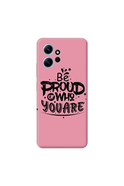 Other Xiaomi Redmi Note 12 4G Be proud of who you are Pink Colored Silicone T...