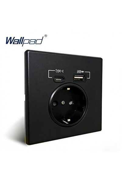 Choice5 PC Black EU 20W PD Wall Socket EU French Type-C USB Fast Charging Por...